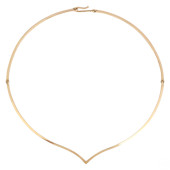 18K GUBELIN MODERN HINGED V CO