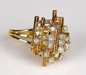 18K HENRY DUNAY DIAMOND RING18