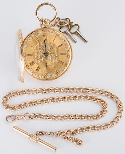 18K JOS. JOHNSON POCKET WATCH18K