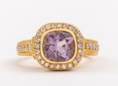 18K JUDITH RIPKA DIAMOND AMETH