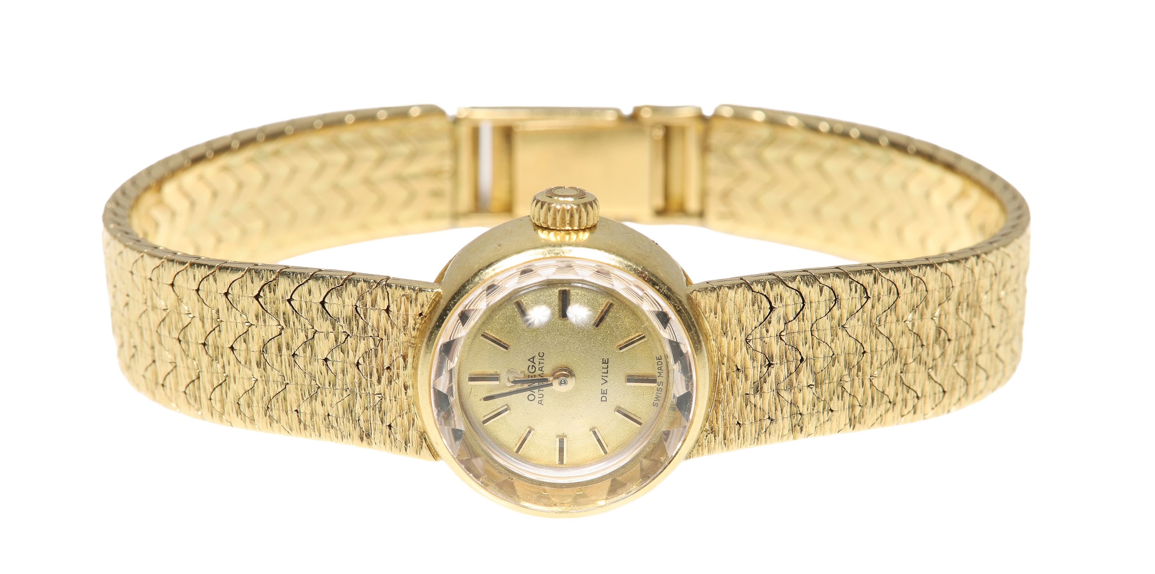 18K Ladies Omega De Ville
