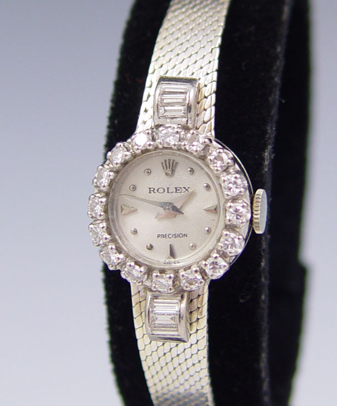 18K LADIES ROLEX WRISTWATCH WITH