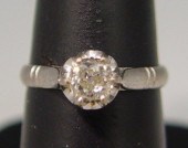18K OLD MINE CUT DIAMOND SOLIT