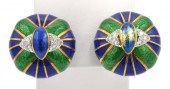 18K & PLATINUM DAVID WEBB DIAM