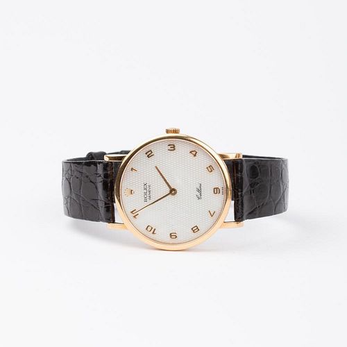 18K ROLEX CELLINI MOTHER OF PEARL