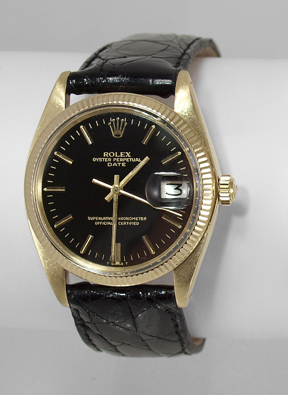 18K ROLEX OYSTER PERPETUAL WATCH