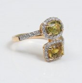 18K SAPPHIRE & DIAMOND BYPASS