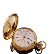18K SOLID GOLD SWISS MINUTE RE