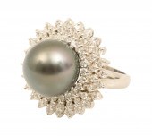 18K SOUTH SEA PEARL & DIAMOND