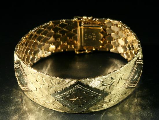 18K THREE-COLOR GOLD FLEXIBLE STRAP