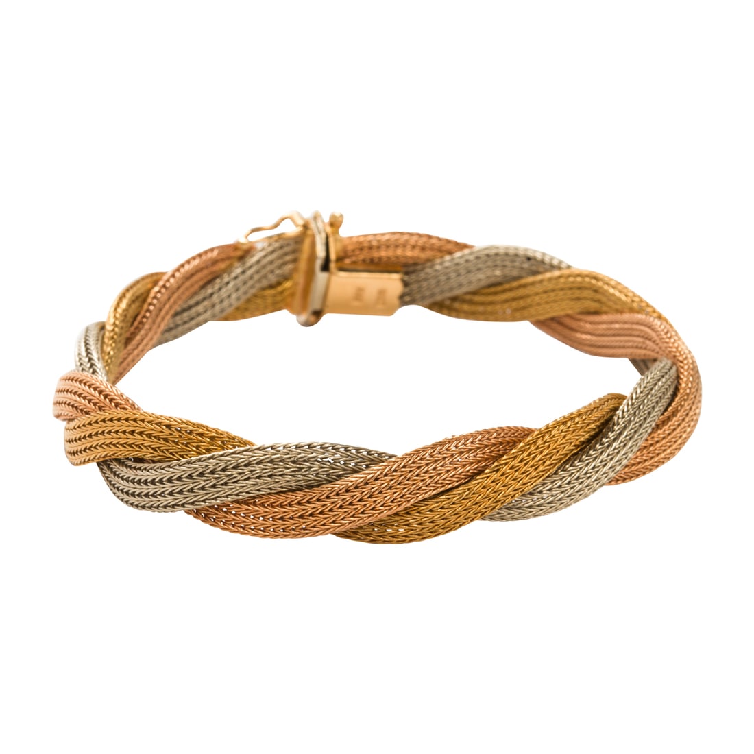 18K TRI-COLOR GOLD FLEXIBLE