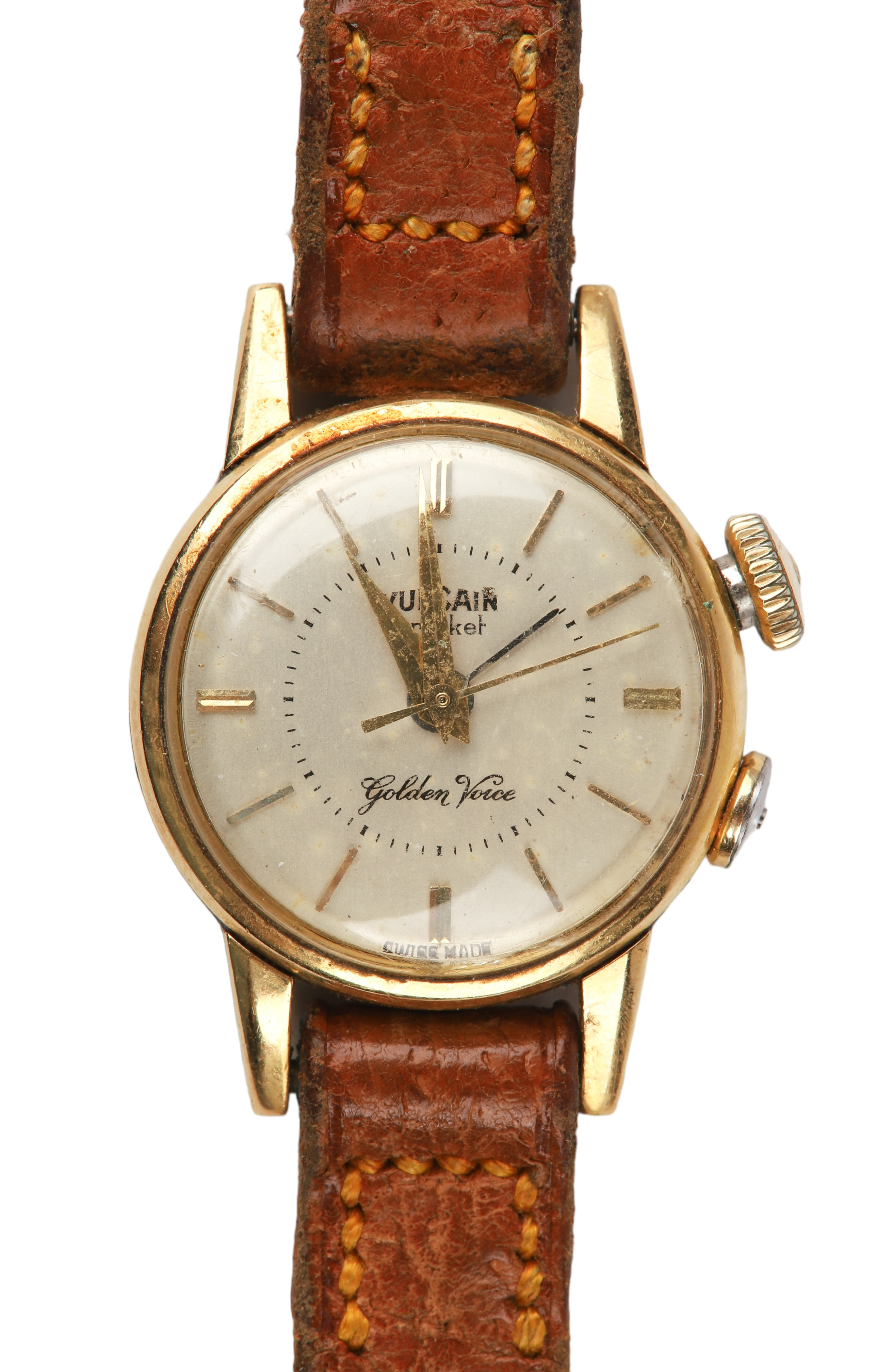 18K Vulcain Cricket Golden Voice
