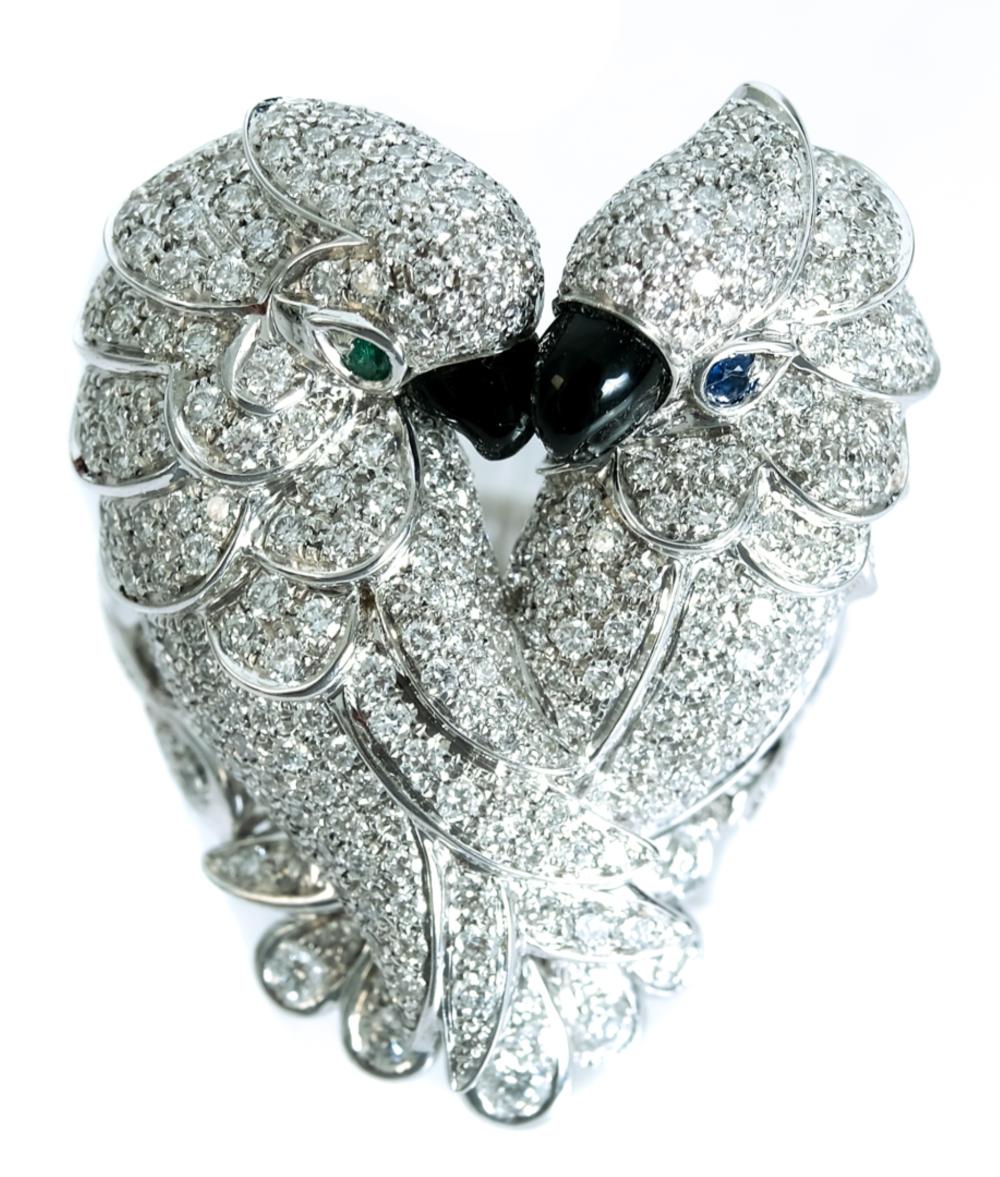 18K WG LES OISEAUX LIBERES LOVE