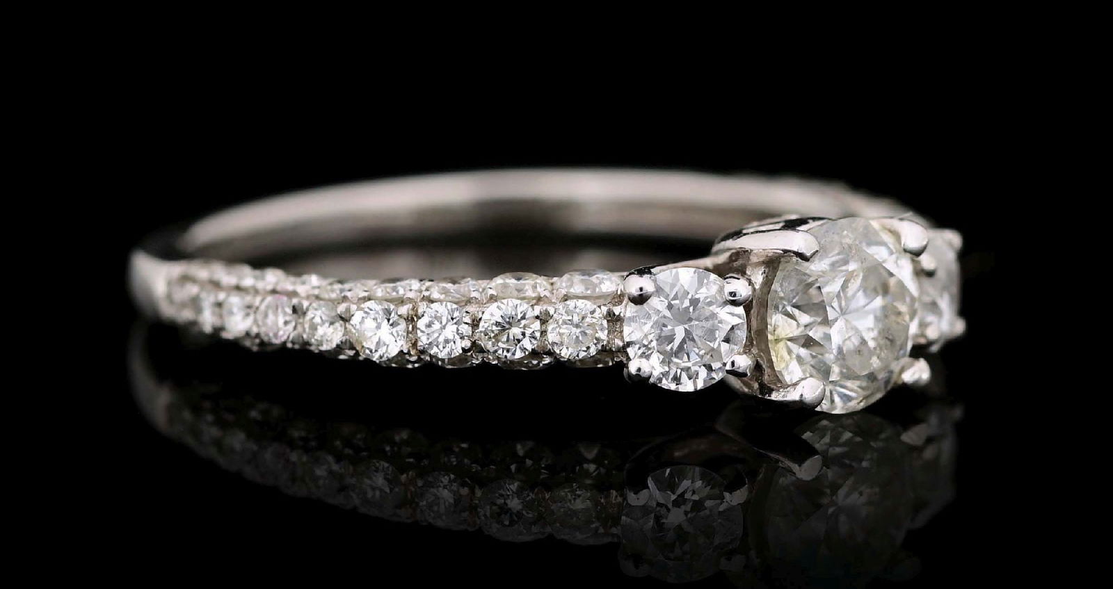 18K WHITE GOLD 1.39CT TW DIAMOND