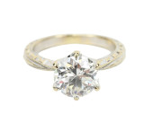 18K WHITE GOLD 1.59C DIAMOND S