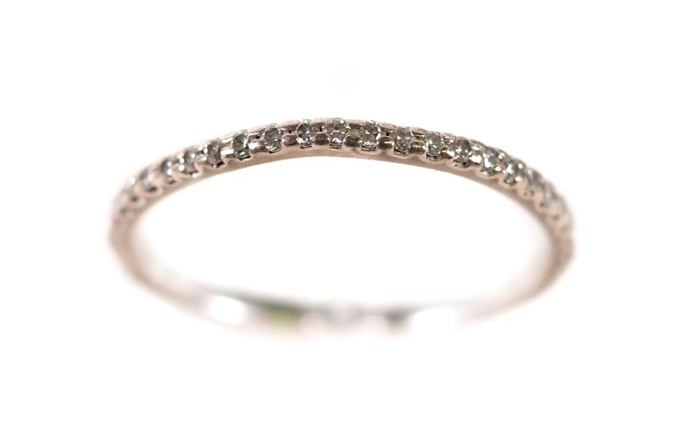 18K WHITE GOLD .25CTW DIAMOND