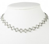 18K WHITE GOLD 3.5 CARAT DIAMO