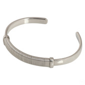 18K WHITE GOLD MODERN SLEEK CU