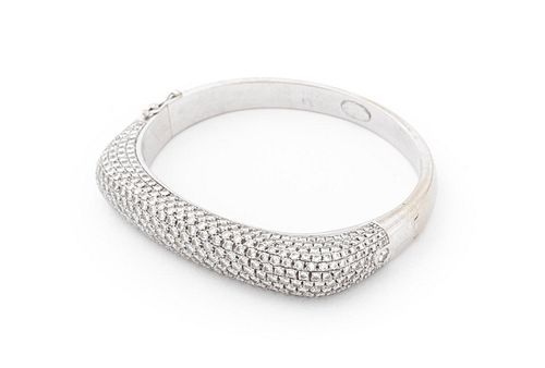 18K WHITE GOLD PAVE DIAMOND