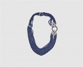 18K WHITE GOLD, SAPPHIRE, DIAM