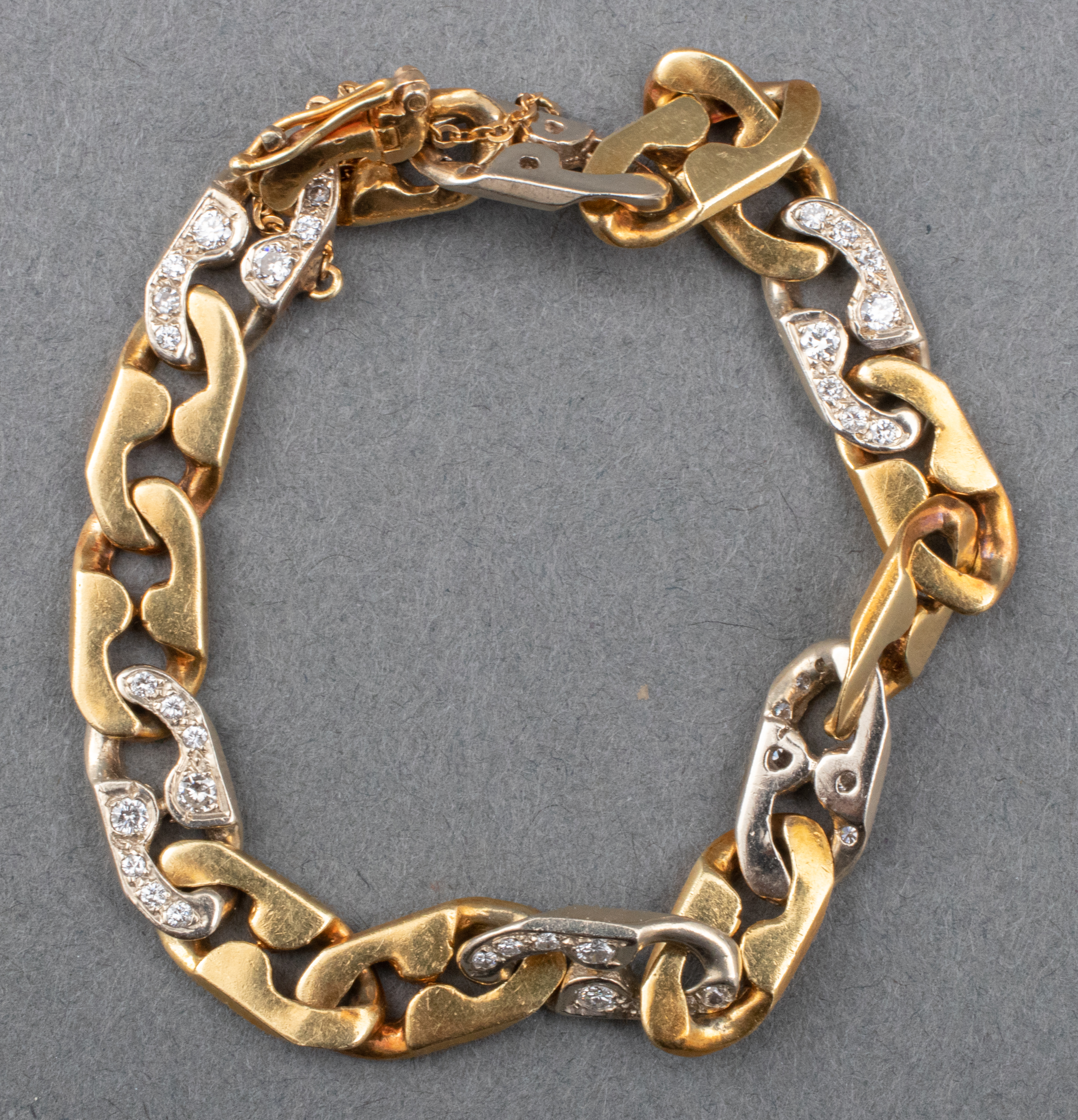 18K YELLOW & 14K WHITE GOLD DIAMOND