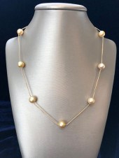 18K YELLOW GOLD 9MM SOUTH SEA
