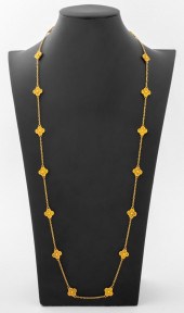 18K YELLOW GOLD  ALHAMBRA STYL