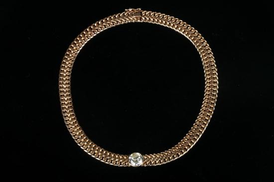 18K YELLOW GOLD AND DIAMOND