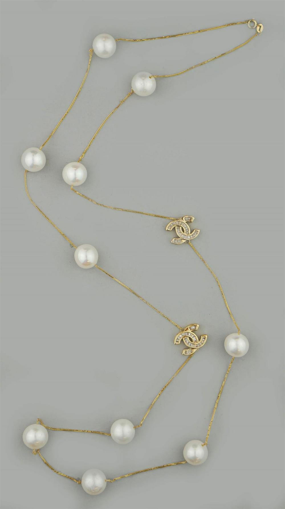 18K YELLOW GOLD AND DIAMOND "DOUBLE