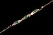 18K YELLOW GOLD AND EMERALD DE