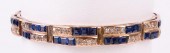 18K YELLOW GOLD ART DECO 2 CAR