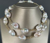 18K YELLOW GOLD BAROQUE FRESH