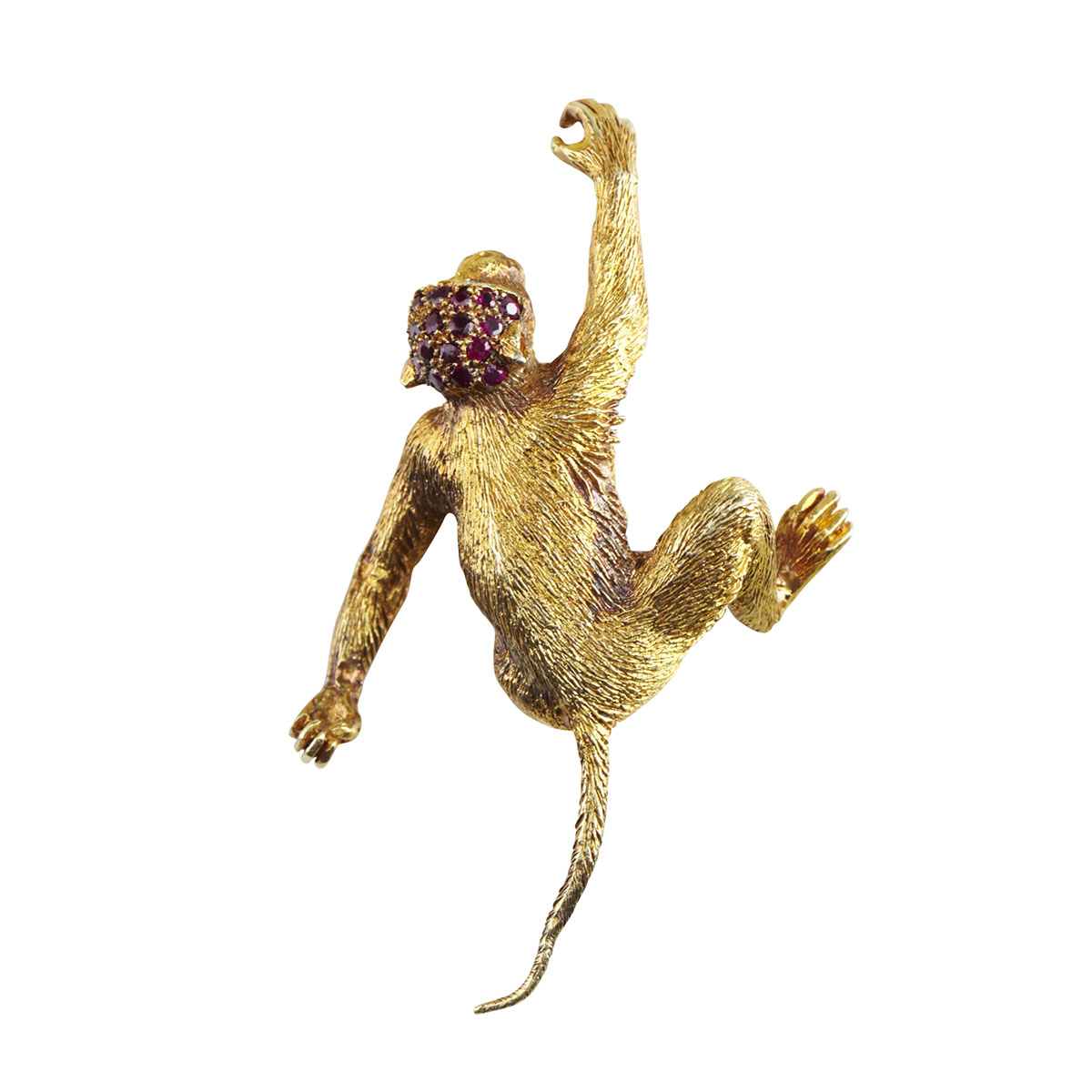 18k Yellow Gold Brooch   