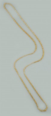 18K YELLOW GOLD BYZANTINE LINK