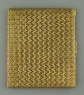 18K YELLOW GOLD CIGARETTE CASE