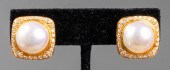 18K YELLOW GOLD DIAMOND & MABE