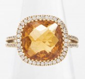 18K YELLOW GOLD, DIAMOND, & CI
