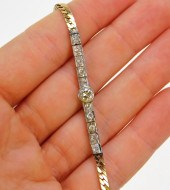 18K YELLOW GOLD DIAMOND HERRIN