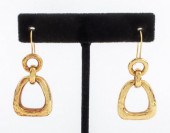 18K YELLOW GOLD DOOR KNOCKER E