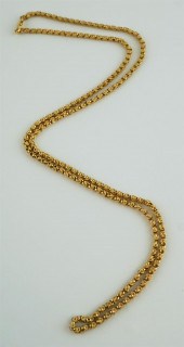 18K YELLOW GOLD FANCY FIGARO N