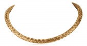 18K YELLOW GOLD FLAT GEOMETRIC