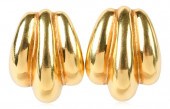 18K YELLOW GOLD FLUTED HALF HO