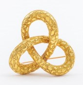 18K YELLOW GOLD GORDIAN KNOT P
