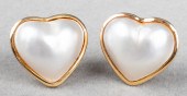 18K YELLOW GOLD HEART-SHAPED M