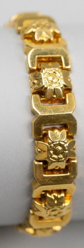 18K YELLOW GOLD LINK BRACELET1