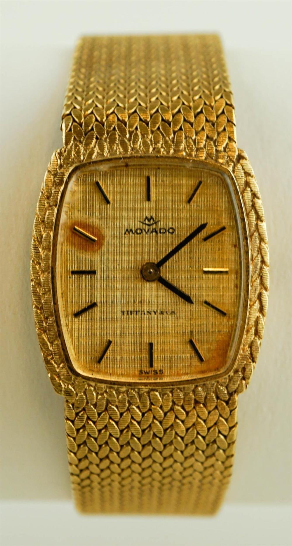18K YELLOW GOLD MOVADO WATCH FOR