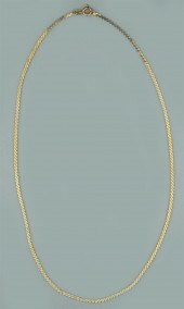 18K YELLOW GOLD "S" LINK CABLE