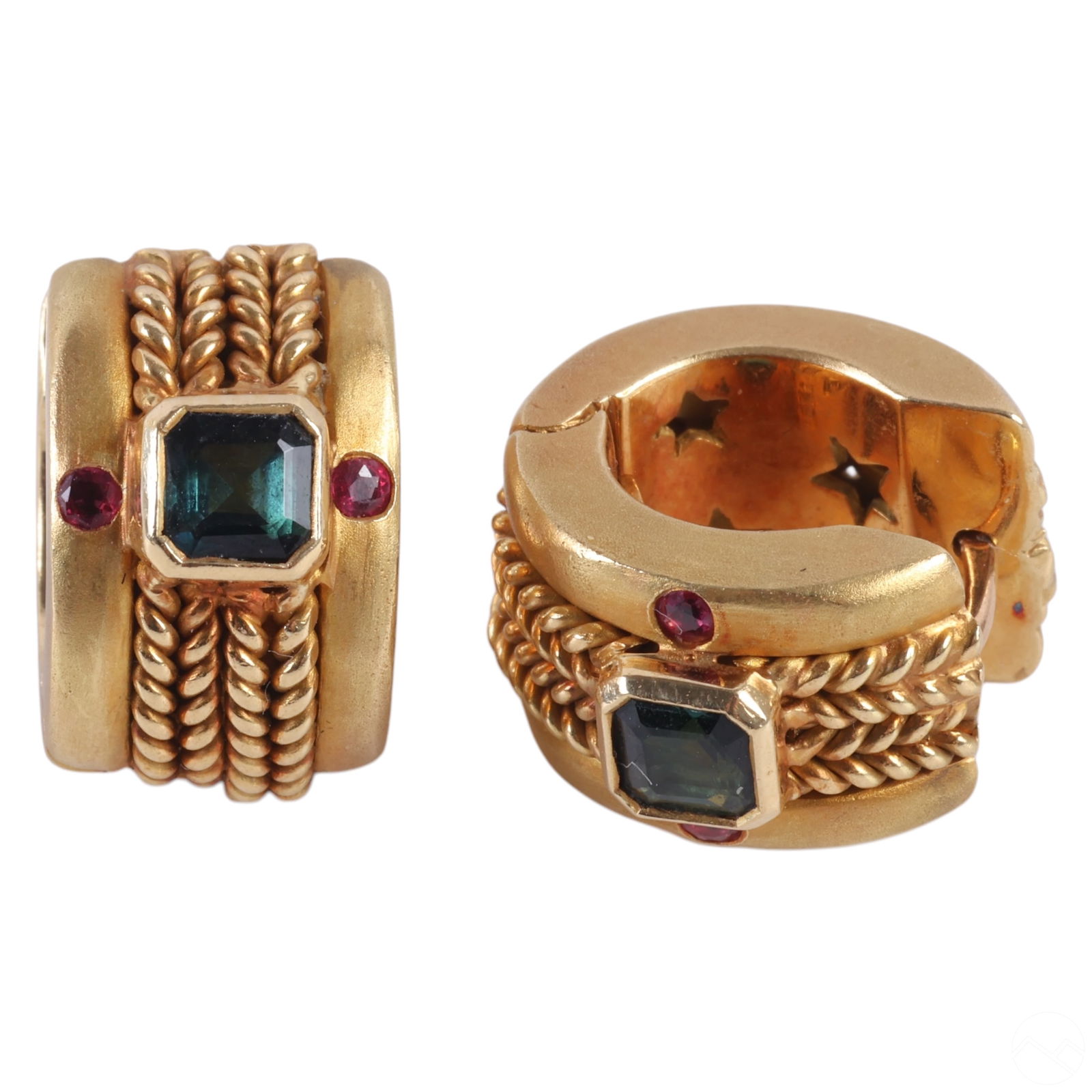 18K YELLOW GOLD SEIDENGANG EARRINGS