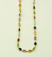 18K YELLOW GOLD SEMI-PRECIOUS