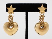 18K YELLOW GOLD STAR & PUFF HE